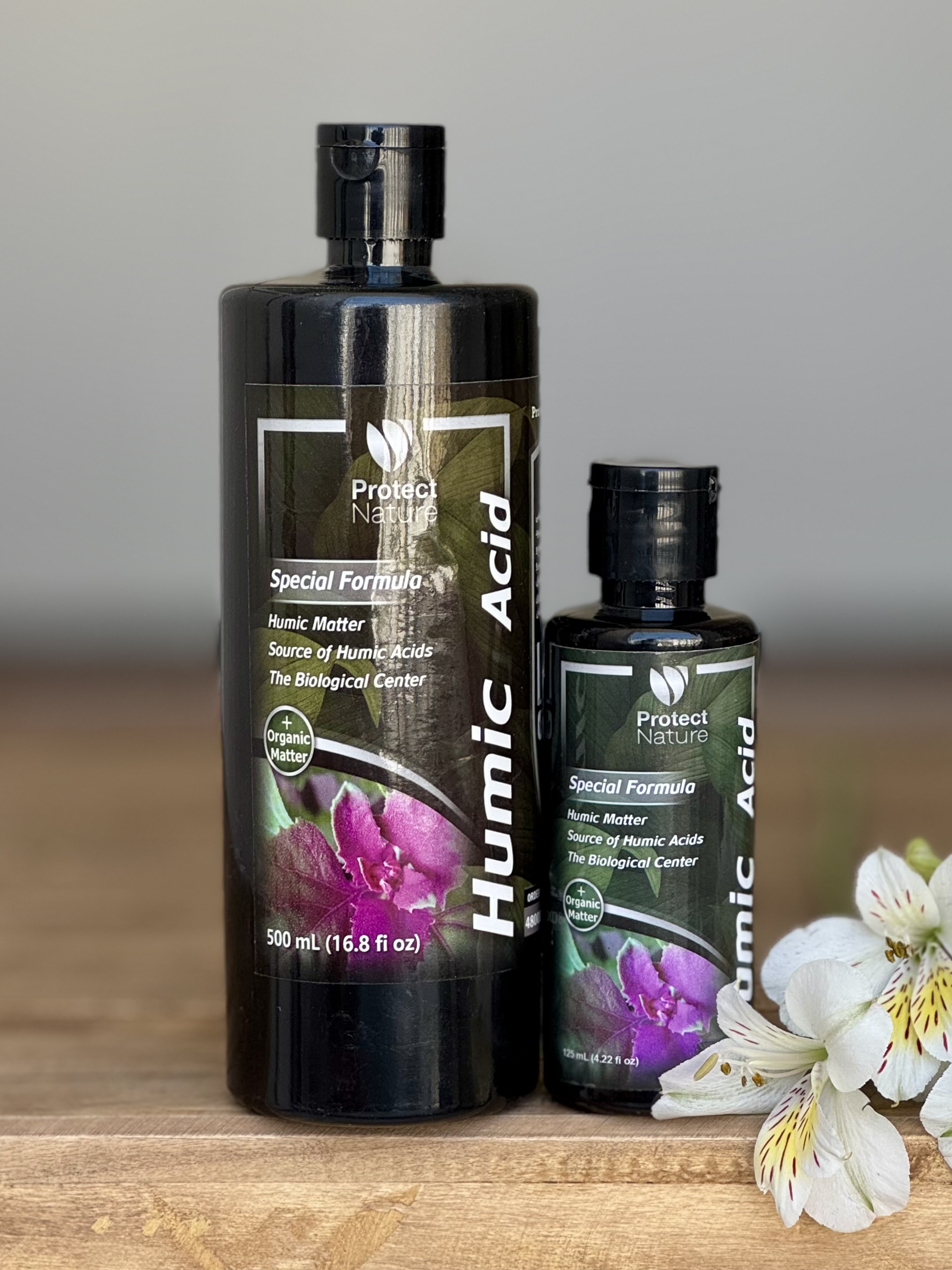 اسید هیومیک Protect Nature یک مکمل آلی مؤثر برای تقویت ریشه، بهبود خاک و کمک به جذب بهتر مواد غذایی در گیاهان است | الی پلنت